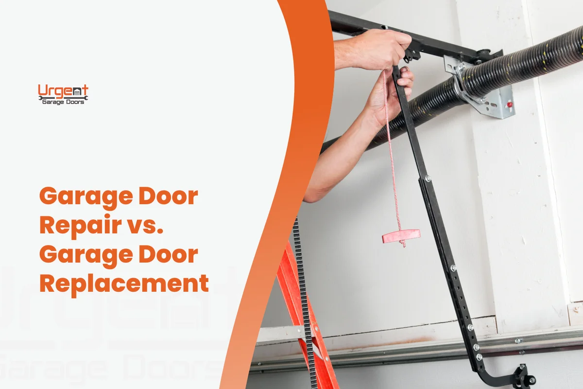 Garage door repair versus full replacement decision guide for Orange County homeowners